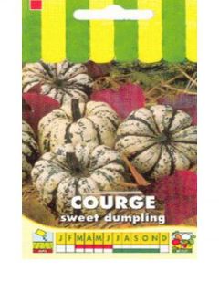 Courge Sweet Dumpling - Cucurbita pepo - Patidou