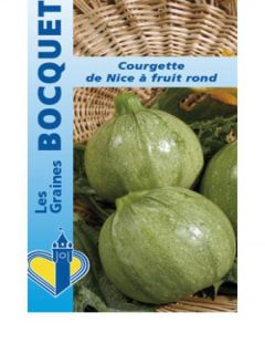 Courgette 'de Nice à fruits ronds'