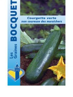 Courgette 'Verte non coureuse des Maraîchers' Courgette 'Verte non coureuse des Maraîchers'