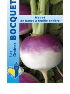 Navet de Nancy à feuille entière