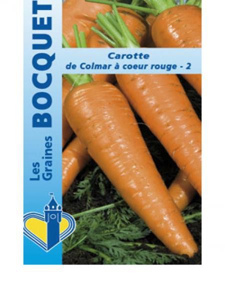Carotte 'de Colmar à coeur rouge'