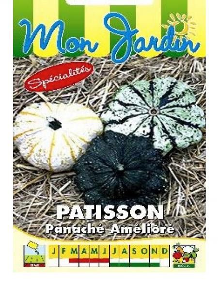 Patisson vert panaché de blanc'